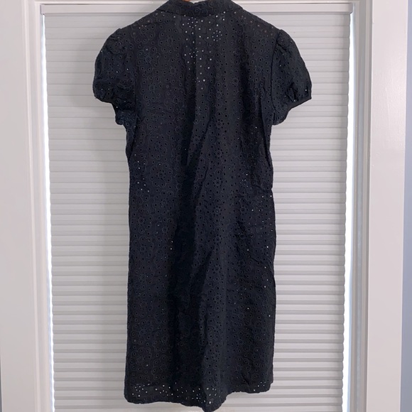 Eyelet Button Down Dress - Picture 4 of 4